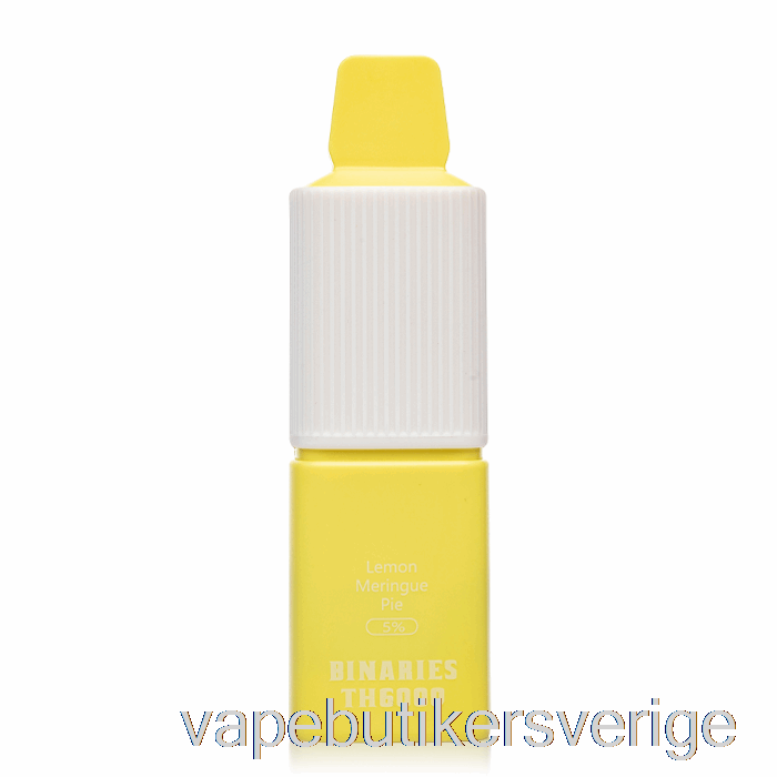 Vape Sverige Horizon Binärer Th6000 Engångs Citron Marängpaj